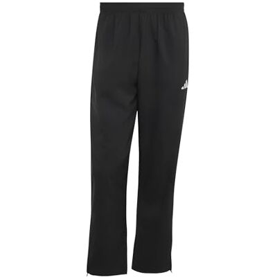 adidas Herren Essentials Small Logo Stanford Lite Woven Tapered Open Hem Pants, Black, XL Tall adidas Herren Essentials Small Logo Stanford Lite Woven Tapered Open Hem Pants, Black, XL Tall