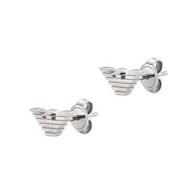 Giorgio Armani Herren Silberfarbene Ohrringe, EGS3318040 Giorgio Armani Herren Silberfarbene Ohrringe, EGS3318040
