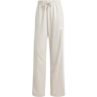 adidas Damen Essentials 3-Stripes Open Hem French Terry Pants, Wonder Alumina/White, XXS adidas Damen Essentials 3-Stripes Open Hem French Terry Pants, Wonder Alumina/White, XXS