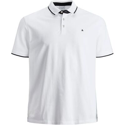 JACK & JONES Male Poloshirt Plus Size Einfarbig Poloshirt Polo JACK & JONES Male Poloshirt Plus Size Einfarbig Poloshirt Polo