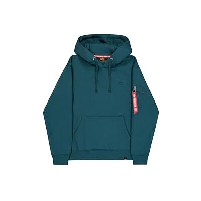 Alpha Herren Backprint Hoodie, Deep Petrol, XL Alpha Herren Backprint Hoodie, Deep Petrol, XL