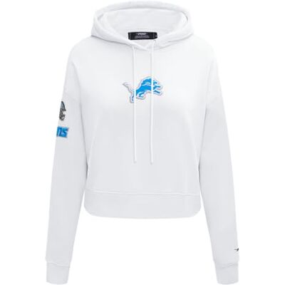 Pro Standard Damen NFL Classic Chenille Brushed Back French Terry Cropped Pullover Hoodie Kapuzenpullover (1 Stück) Pro Standard Damen NFL Classic Chenille Brushed Back French Terry Cropped Pullover Hoodie Kapuzenpullover (1 Stück)