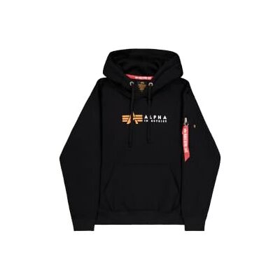 Alpha Herren Label Hoodie Alpha Herren Label Hoodie