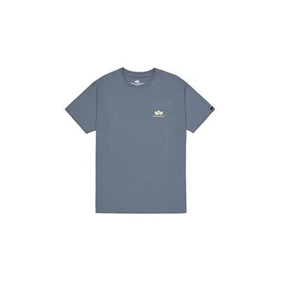 Alpha Herren Backprint T-Shirt, Denim Blue, L Alpha Herren Backprint T-Shirt, Denim Blue, L