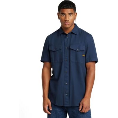 G-STAR Herren Marine Slim Long Sleeve Shirt G-STAR Herren Marine Slim Long Sleeve Shirt