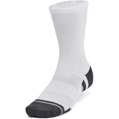 Under Armour Unisex UA Performance Tech 3pk Crew Socks Under Armour Unisex UA Performance Tech 3pk Crew Socks