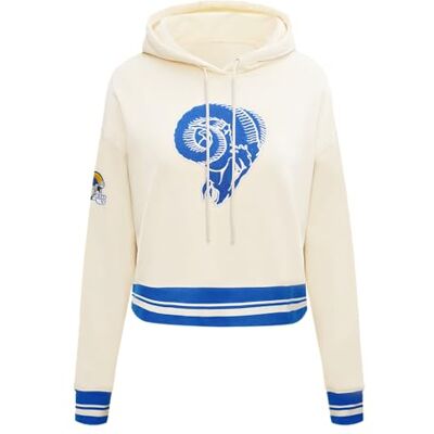 Pro Standard Damen NFL Retro Classics Brushed Back French Terry Cropped Pullover Hoodie Pro Standard Damen NFL Retro Classics Brushed Back French Terry Cropped Pullover Hoodie