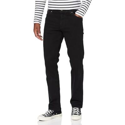 WRANGLER Jeans Herren Authentic Straight Fit Texas Darkstone WRANGLER Jeans Herren Authentic Straight Fit Texas Darkstone