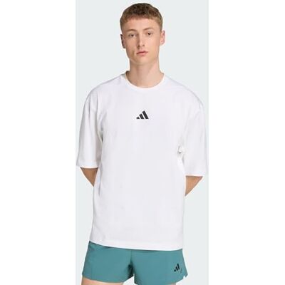 adidas Herren Primelift Workout Oversize Shirt, White, M adidas Herren Primelift Workout Oversize Shirt, White, M