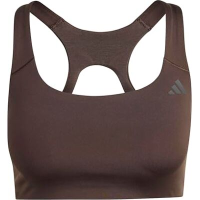 adidas Women's Optime Workout Medium Support Bra, Aurora Coffee, XXS adidas Women's Optime Workout Medium Support Bra, Aurora Coffee, XXS