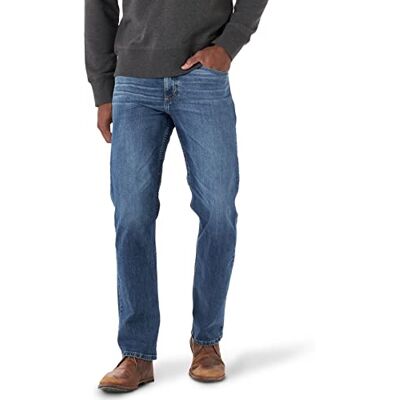 WRANGLER Men's Free-to-Stretch Relaxed Fit Jean WRANGLER Men's Free-to-Stretch Relaxed Fit Jean