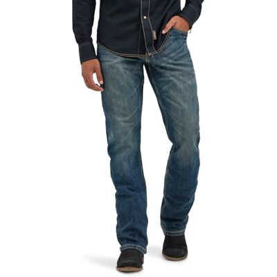 WRANGLER Herren Jeans Retro Slim Fit Bootcut Jeans/Jeans/Retro Ajustado Con Corte De Bota/Chic/Slim Fit/Bootcut/Jeans Fit Boot Cut Jeans WRANGLER Herren Jeans Retro Slim Fit Bootcut Jeans/Jeans/Retro Ajustado Con Corte De Bota/Chic/Slim Fit/Bootcut/Jeans Fit Boot Cut Jeans