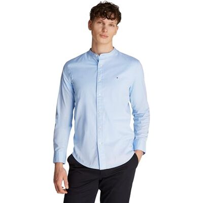 Tommy Hilfiger Herren Hemd Flex Poplin Solid Mao Regular Fit Tommy Hilfiger Herren Hemd Flex Poplin Solid Mao Regular Fit