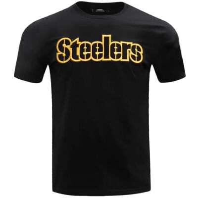 Pro Standard Herren Mens NFL Classic Chenille Cotton Single Jersey Short Sleeve Tee T‑Shirt Pro Standard Herren Mens NFL Classic Chenille Cotton Single Jersey Short Sleeve Tee T‑Shirt