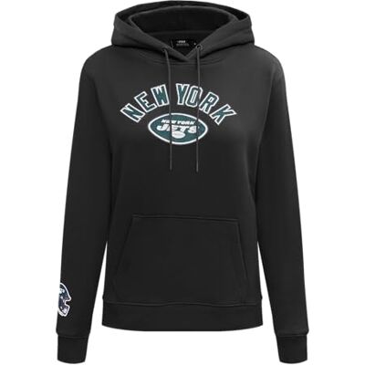 Pro Standard Damen NFL Classic Chenille Brushed Back French Terry Cropped Pullover Hoodie Kapuzenpullover Pro Standard Damen NFL Classic Chenille Brushed Back French Terry Cropped Pullover Hoodie Kapuzenpullover