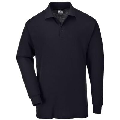 Portwest B212 Genoa Langarm Polo-Shirt Baumwolle Maschinenwaschbar Business Schwarz, 2XL, UPF 40+, Polyester, Klassische Passform, Rippkragen und Bündchen, Brusttasche, Gerippte Manschette, Dehnbar Portwest B212 Genoa Langarm Polo-Shirt Baumwolle Maschinenwaschbar Business Schwarz, 2XL, UPF 40+, Polyester, Klassische Passform, Rippkragen und Bündchen, Brusttasche, Gerippte Manschette, Dehnbar