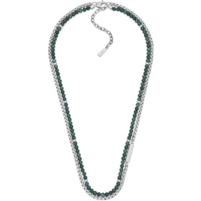 Giorgio Armani Herren Silberfarbene Halskette, EGS3313040 Giorgio Armani Herren Silberfarbene Halskette, EGS3313040