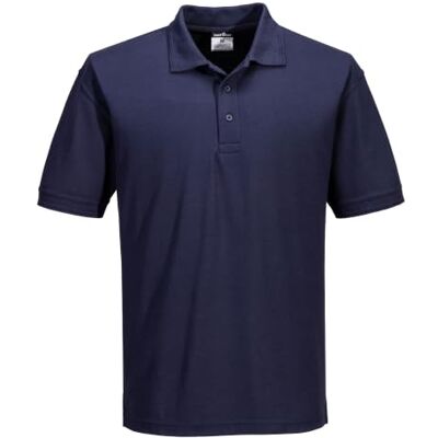 Portwest B210 Herren Naples Poloshirt Aus Piqué Mit UV-Schutz Marine, 2XL, 40+ UPF Blockiert 98 Prozent UV-Strahlen, Polyester-Baumwollgewebe, Personalisierbar Für Einheitliche Teams Portwest B210 Herren Naples Poloshirt Aus Piqué Mit UV-Schutz Marine, 2XL, 40+ UPF Blockiert 98 Prozent UV-Strahlen, Polyester-Baumwollgewebe, Personalisierbar Für Einheitliche Teams