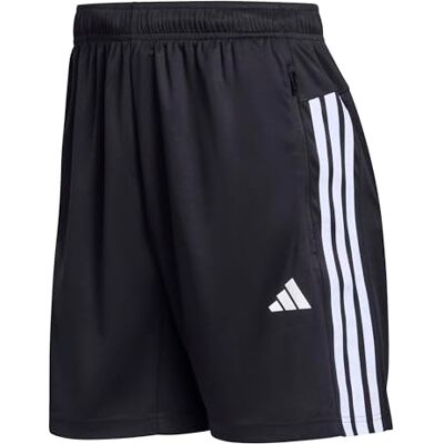 adidas Herren Workout Essentials Base 3-Stripes Pique Short 9Inch Shorts, Black/White, L Tall adidas Herren Workout Essentials Base 3-Stripes Pique Short 9Inch Shorts, Black/White, L Tall