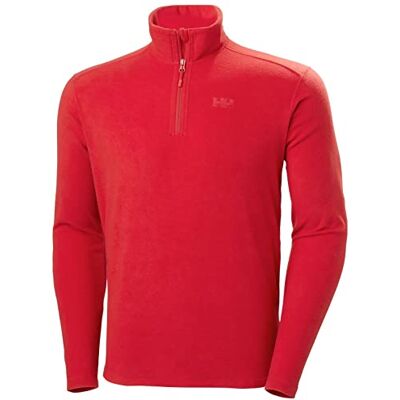 Helly Hansen Herren Daybreaker 1/2 Zip Fleece, Rot, 2XL Helly Hansen Herren Daybreaker 1/2 Zip Fleece, Rot, 2XL