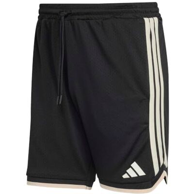 adidas Herren Stadium Mesh Shorts, Black/Off White, XL adidas Herren Stadium Mesh Shorts, Black/Off White, XL