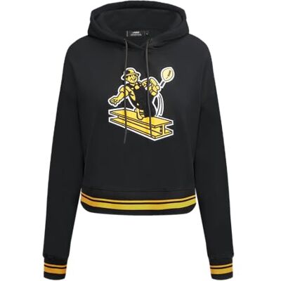 Pro Standard Damen NFL Retro Classics Brushed Back French Terry Cropped Pullover Hoodie Pro Standard Damen NFL Retro Classics Brushed Back French Terry Cropped Pullover Hoodie