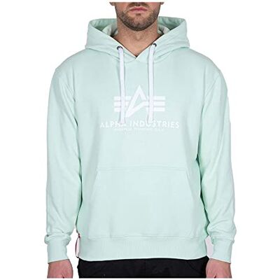 Alpha Basic Hoody Kapuzensweat für Herren Mint Alpha Basic Hoody Kapuzensweat für Herren Mint