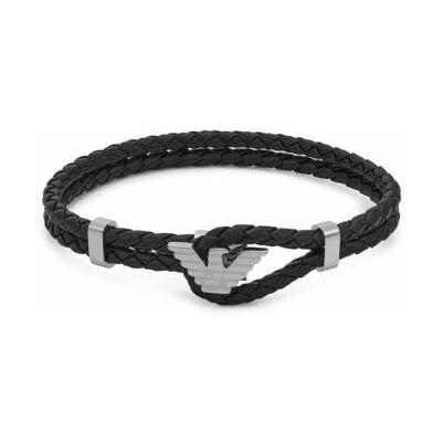 Giorgio Armani Herren Gunmetal-Armband, EGS3322060 Giorgio Armani Herren Gunmetal-Armband, EGS3322060