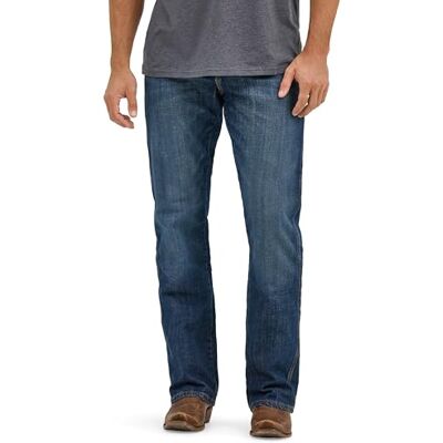 WRANGLER Herren Retro Slim Fit Boot Cut Jeans, Jackson Loch, 34W / 32L WRANGLER Herren Retro Slim Fit Boot Cut Jeans, Jackson Loch, 34W / 32L