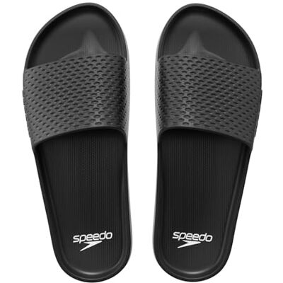 Speedo Herren Essential Pantoletten Pool-Pantoletten Schnelltrocknend Pantone Black 6 Speedo Herren Essential Pantoletten Pool-Pantoletten Schnelltrocknend Pantone Black 6