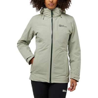 JACK WOLFSKIN HUNBERG 3IN1 JKT W - Vízálló, Újrahasznosított anyag, Szigetelt - Kabát JACK WOLFSKIN HUNBERG 3IN1 JKT W - Vízálló, Újrahasznosított anyag, Szigetelt - Kabát