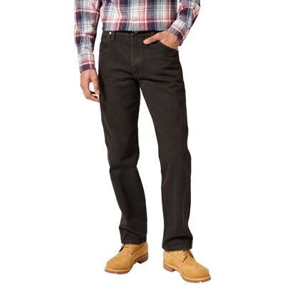 WRANGLER Jeans Herren Original Regular Bootcut Fit 13Mwz Schwarz Schokobraun WRANGLER Jeans Herren Original Regular Bootcut Fit 13Mwz Schwarz Schokobraun
