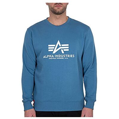 Alpha Basic Sweater Sweatshirt für Herren Airforce Blue Alpha Basic Sweater Sweatshirt für Herren Airforce Blue
