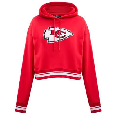 Pro Standard Damen NFL Retro Classics Brushed Back French Terry Cropped Pullover Hoodie Pro Standard Damen NFL Retro Classics Brushed Back French Terry Cropped Pullover Hoodie
