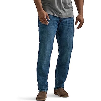 Lee Jeans Herren Classic Straight Fit Brooklyn Blau Schwarz Lee Jeans Herren Classic Straight Fit Brooklyn Blau Schwarz