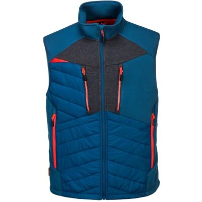 Portwest DX470 DX4 Hybrid-Steppweste Stretchgewebe 4-Wege-Stretch 6 Taschen Metro Blue, 2XL, EN 343 Klasse 3:1, 75% Polyester, Brusttasche mit Reißverschluss, 5% Elasthan Portwest DX470 DX4 Hybrid-Steppweste Stretchgewebe 4-Wege-Stretch 6 Taschen Metro Blue, 2XL, EN 343 Klasse 3:1, 75% Polyester, Brusttasche mit Reißverschluss, 5% Elasthan
