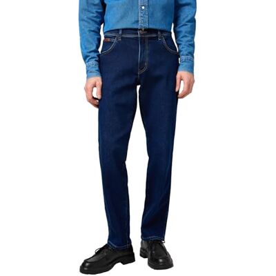 WRANGLER Jeans Herren Authentic Straight Fit Texas Darkstone WRANGLER Jeans Herren Authentic Straight Fit Texas Darkstone