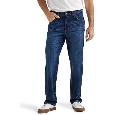 WRANGLER Mens Men's Free-to-Stretch Relaxed Fit Jean WRANGLER Mens Men's Free-to-Stretch Relaxed Fit Jean