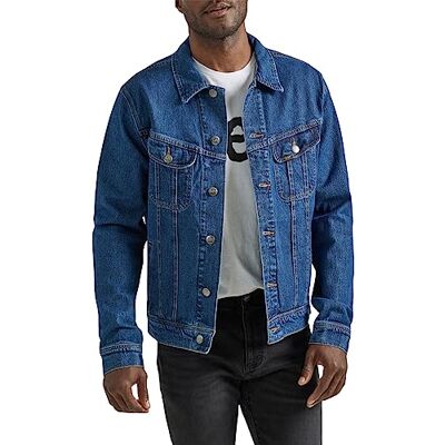 Lee Jacke Herren Regular Fit Rider Jacket Worn Indigo Lee Jacke Herren Regular Fit Rider Jacket Worn Indigo
