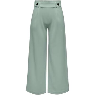 JACQUELINE de YONG Damen Hose Weites Bein JDYGEGGO Wide Leg Anzughose Mid Waist Elegante und Bequeme Stoffhose aus Weichem Jersey-Material mit Stretch JACQUELINE de YONG Damen Hose Weites Bein JDYGEGGO Wide Leg Anzughose Mid Waist Elegante und Bequeme Stoffhose aus Weichem Jersey-Material mit Stretch