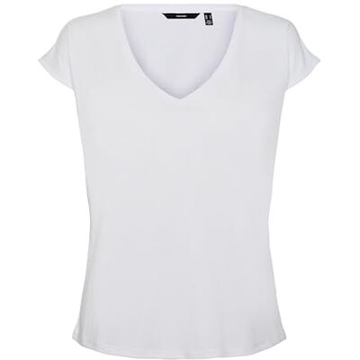 VERO MODA Damen VMFILLI SS V-NECK Tee GA NOOS 10247666 VERO MODA Damen VMFILLI SS V-NECK Tee GA NOOS 10247666