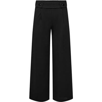 JACQUELINE de YONG Damen Hose Weites Bein JDYGEGGO Wide Leg Anzughose Mid Waist Elegante und Bequeme Stoffhose aus Weichem Jersey-Material mit Stretch JACQUELINE de YONG Damen Hose Weites Bein JDYGEGGO Wide Leg Anzughose Mid Waist Elegante und Bequeme Stoffhose aus Weichem Jersey-Material mit Stretch