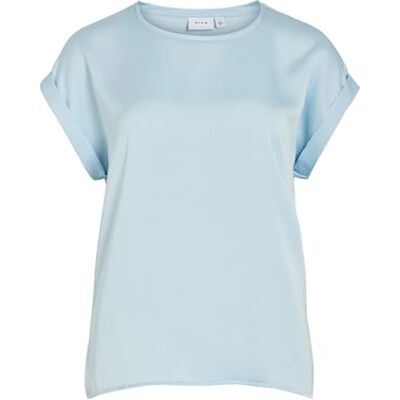 Vila Female Oberteil mit kurzen Ärmeln VIELLETTE Short Sleeved Top Vila Female Oberteil mit kurzen Ärmeln VIELLETTE Short Sleeved Top