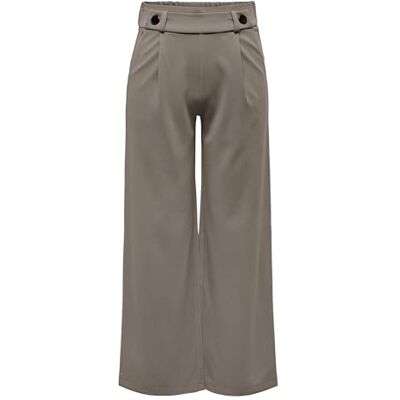 JACQUELINE de YONG Damen Hose Weites Bein JDYGEGGO Wide Leg Anzughose Mid Waist Elegante und Bequeme Stoffhose aus Weichem Jersey-Material mit Stretch JACQUELINE de YONG Damen Hose Weites Bein JDYGEGGO Wide Leg Anzughose Mid Waist Elegante und Bequeme Stoffhose aus Weichem Jersey-Material mit Stretch