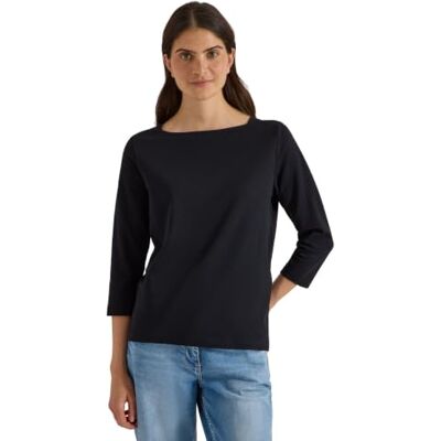 Cecil Damen Basic Shirt mit U-Boot-Ausschnitt Cecil Damen Basic Shirt mit U-Boot-Ausschnitt