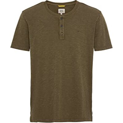 camel active Herren Henley T-Shirt mit Knopfleiste camel active Herren Henley T-Shirt mit Knopfleiste