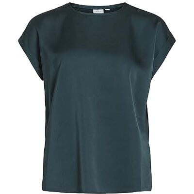 Vila Female Oberteil mit kurzen Ärmeln VIELLETTE Short Sleeved Top Vila Female Oberteil mit kurzen Ärmeln VIELLETTE Short Sleeved Top