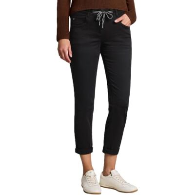 TOM TAILOR Damen Tapered Relaxed Hose mit Kordelzug TOM TAILOR Damen Tapered Relaxed Hose mit Kordelzug