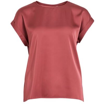 Vila Female Oberteil mit kurzen Ärmeln VIELLETTE Short Sleeved Top Vila Female Oberteil mit kurzen Ärmeln VIELLETTE Short Sleeved Top