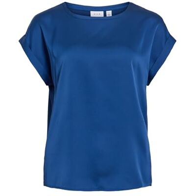 Vila Female Oberteil mit kurzen Ärmeln VIELLETTE Short Sleeved Top Vila Female Oberteil mit kurzen Ärmeln VIELLETTE Short Sleeved Top